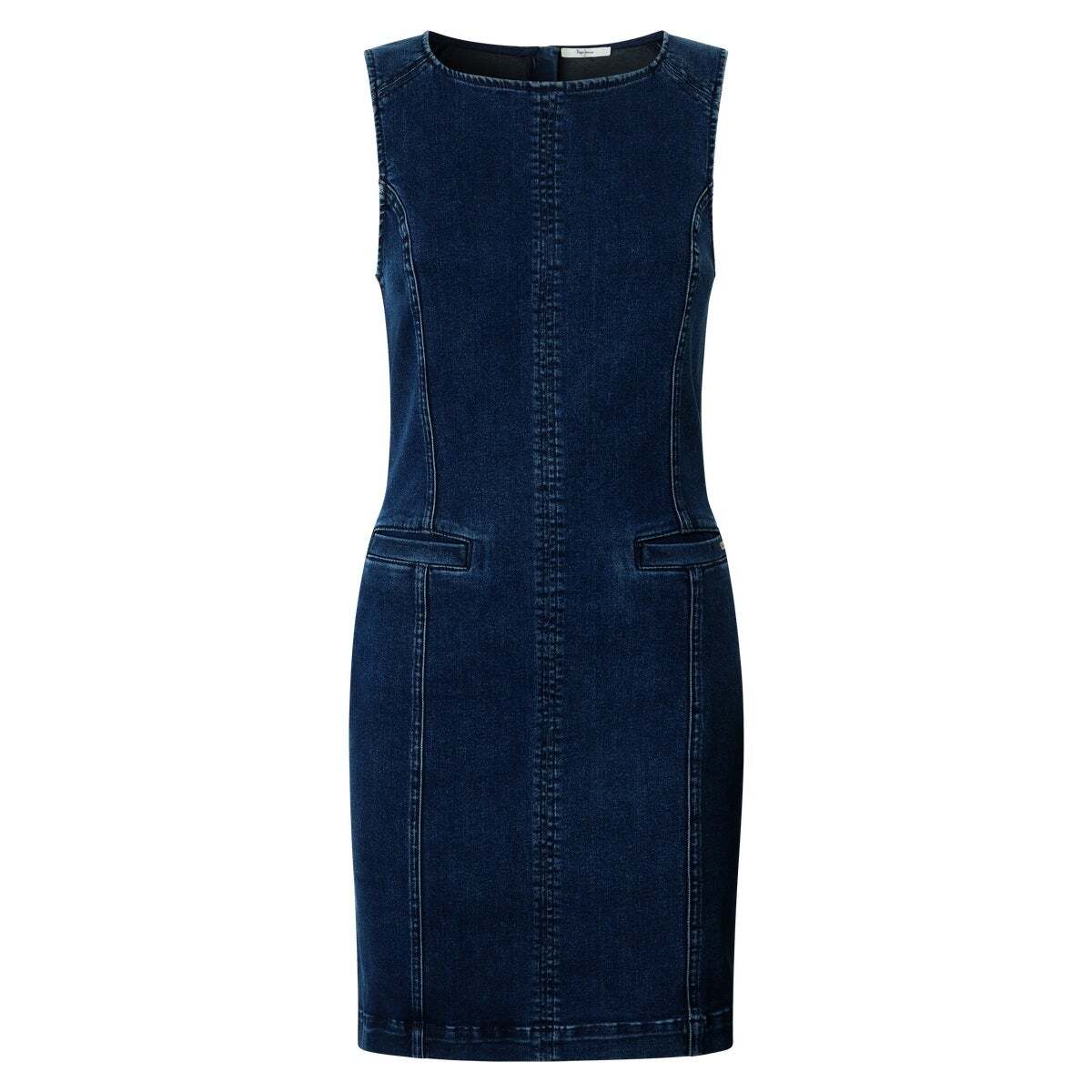 Robe Courte Coupe Regular En Denim nuit défoncée, PEPE JEANS