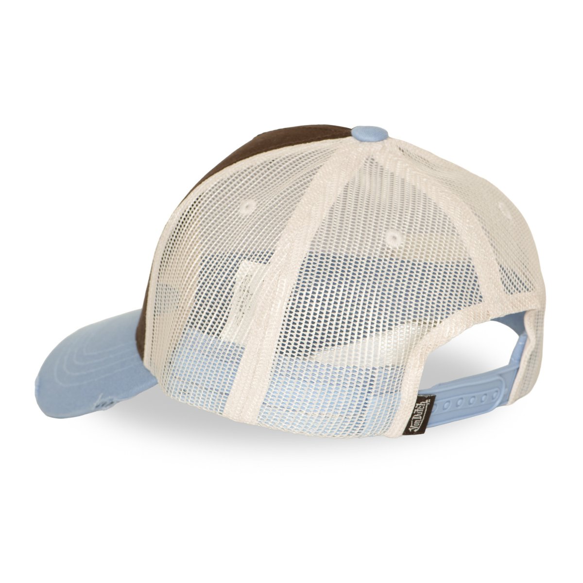 Casquette Trucker TAG bleu clair/marron/beige, VON DUTCH