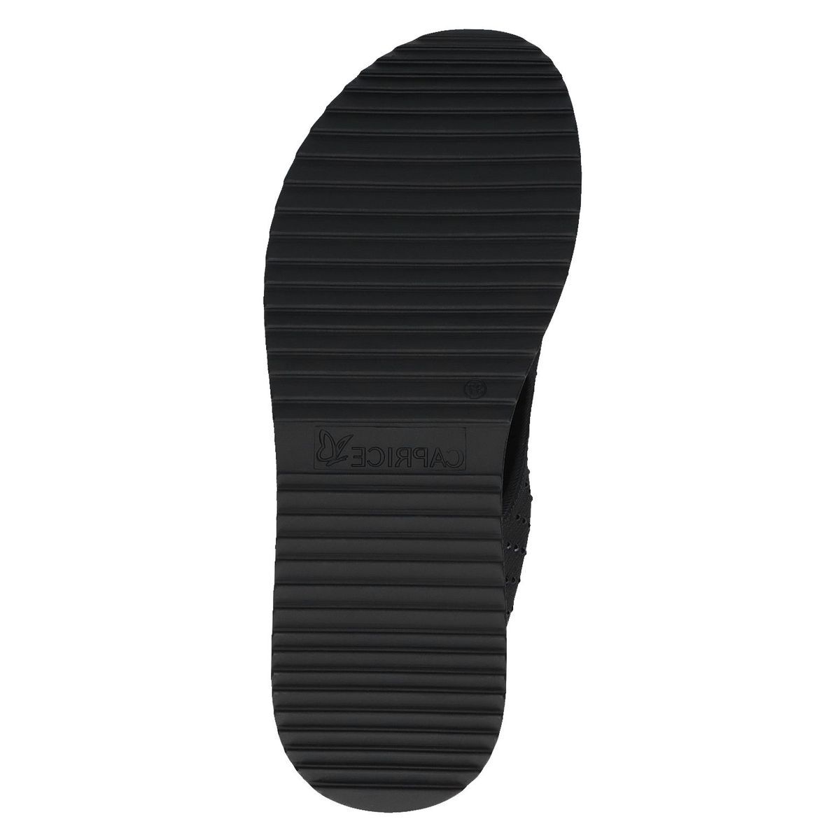 Sandale plate noir, CAPRICE