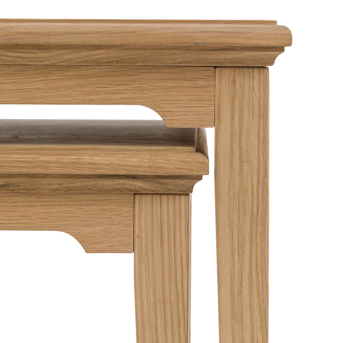 Harriet Oak Nesting Side Tables (Set of 2) light oak wood, SO'HOME