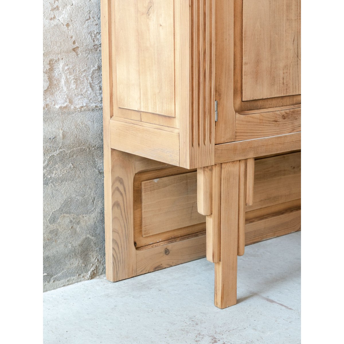 Petit buffet Art déco en bois clair Gilbert N°1875 - Bon état bois clair, DEBONGOUT