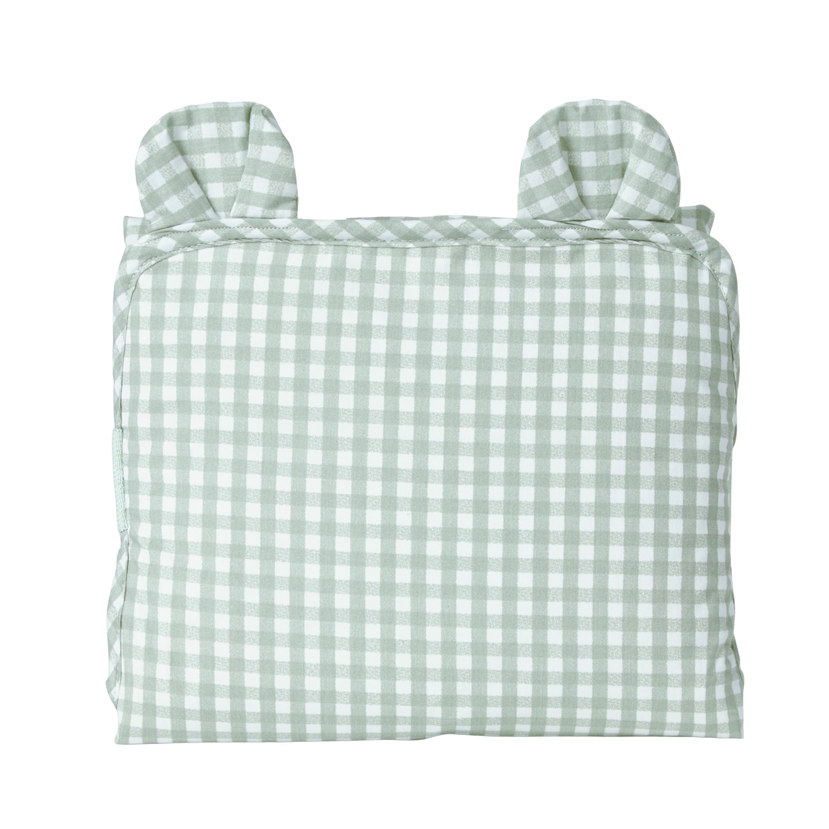 Tapis à langer de voyage coton bio OLIVE vert, LITTLE CREVETTE
