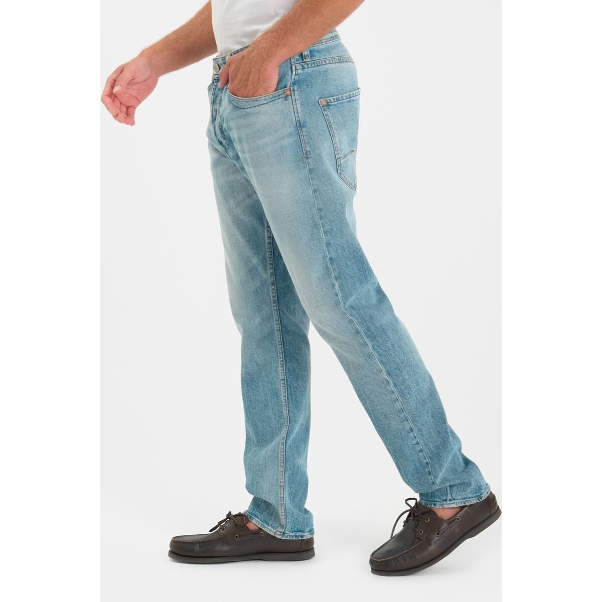 Jeans loose, large 800/60 loose , longueur 34 blue, LE TEMPS DES CERISES
