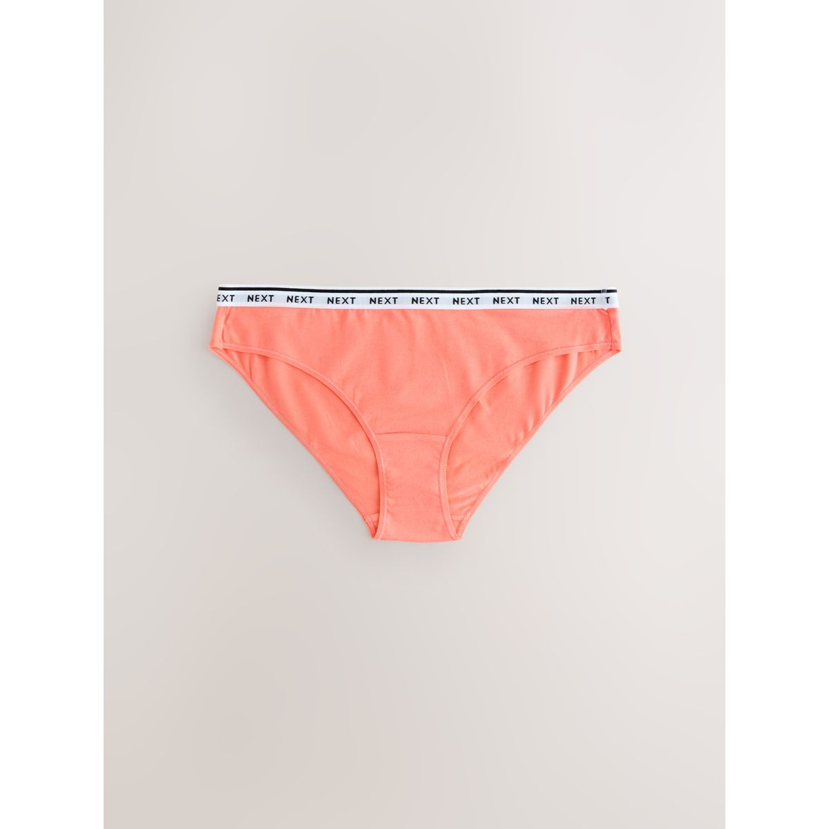 Culotte en coton à logo, lot de 10 orange/blanc, NEXT