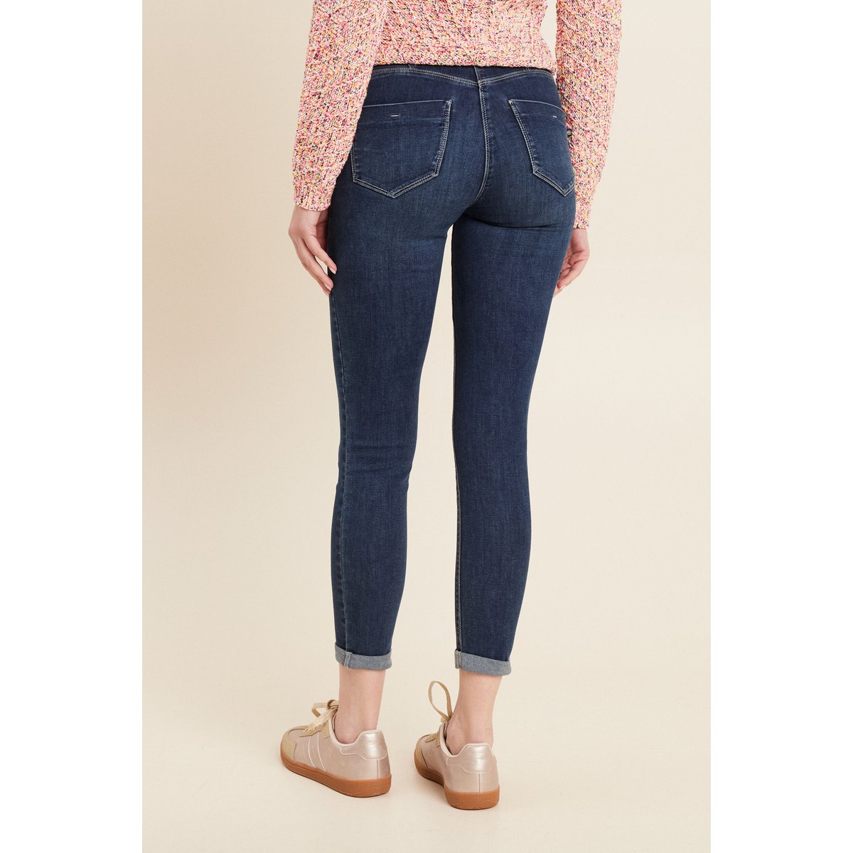 Jeans ajusté taille standard denim brut, BREAL