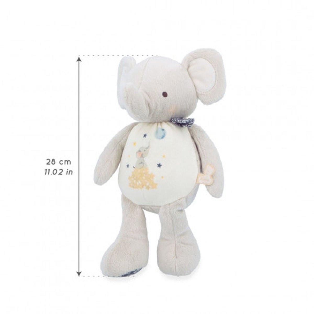 Peluche sonore - Elephant couleur unique, KALOO