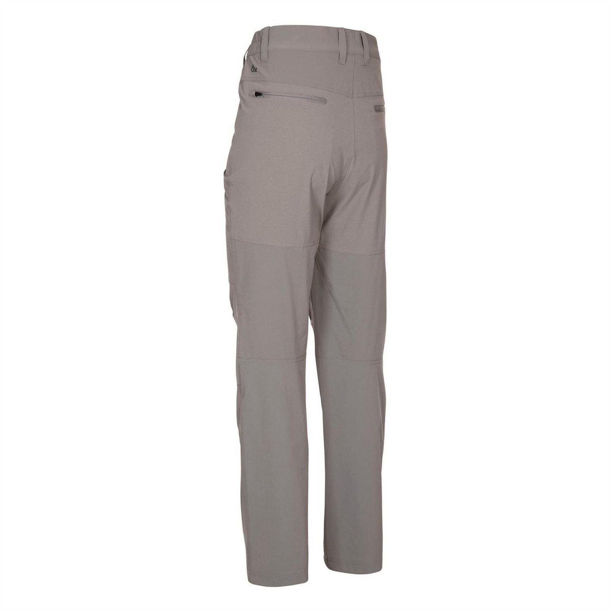 Pantalon de randonnée uni à taille semi-élastiquée ADVENTURE gris, TRESPASS