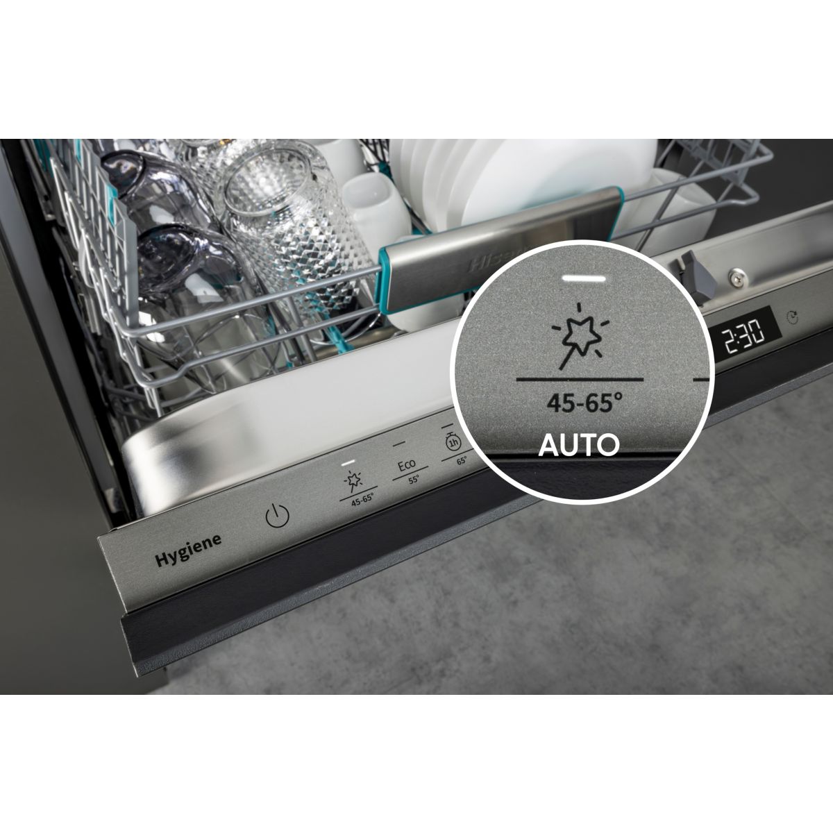 Lave vaisselle encastrable HV673A65 couleur unique, HISENSE
