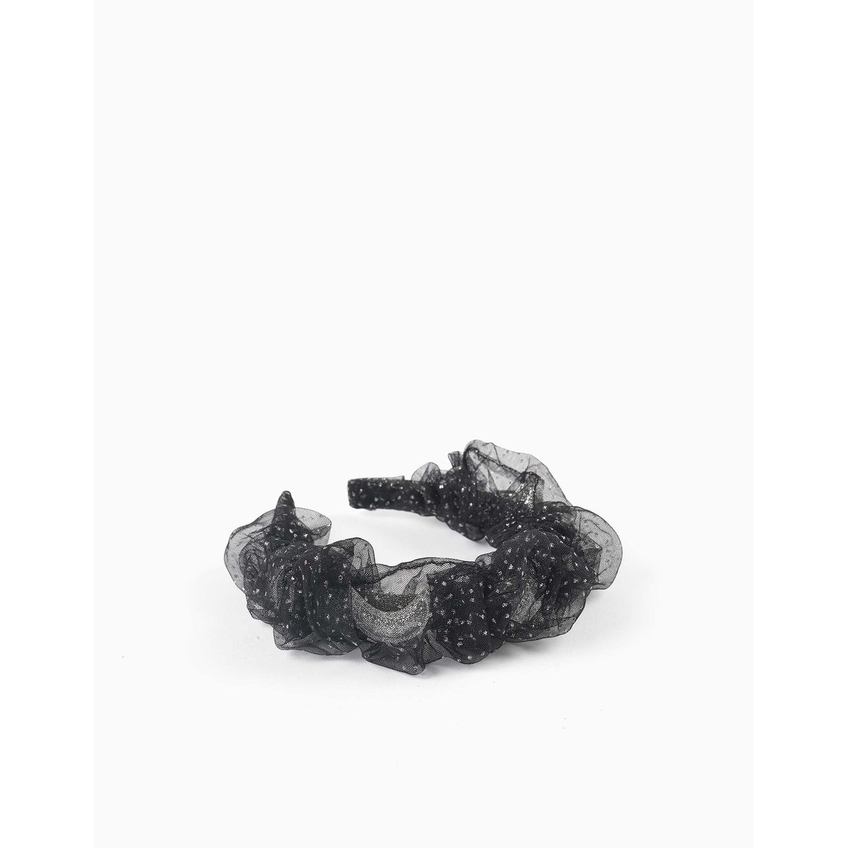 Serre-tête en tulle avec étoiles et lunes noir, ZIPPY
