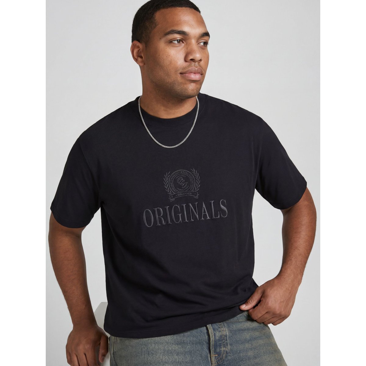T-Shirt black 1, JACK & JONES