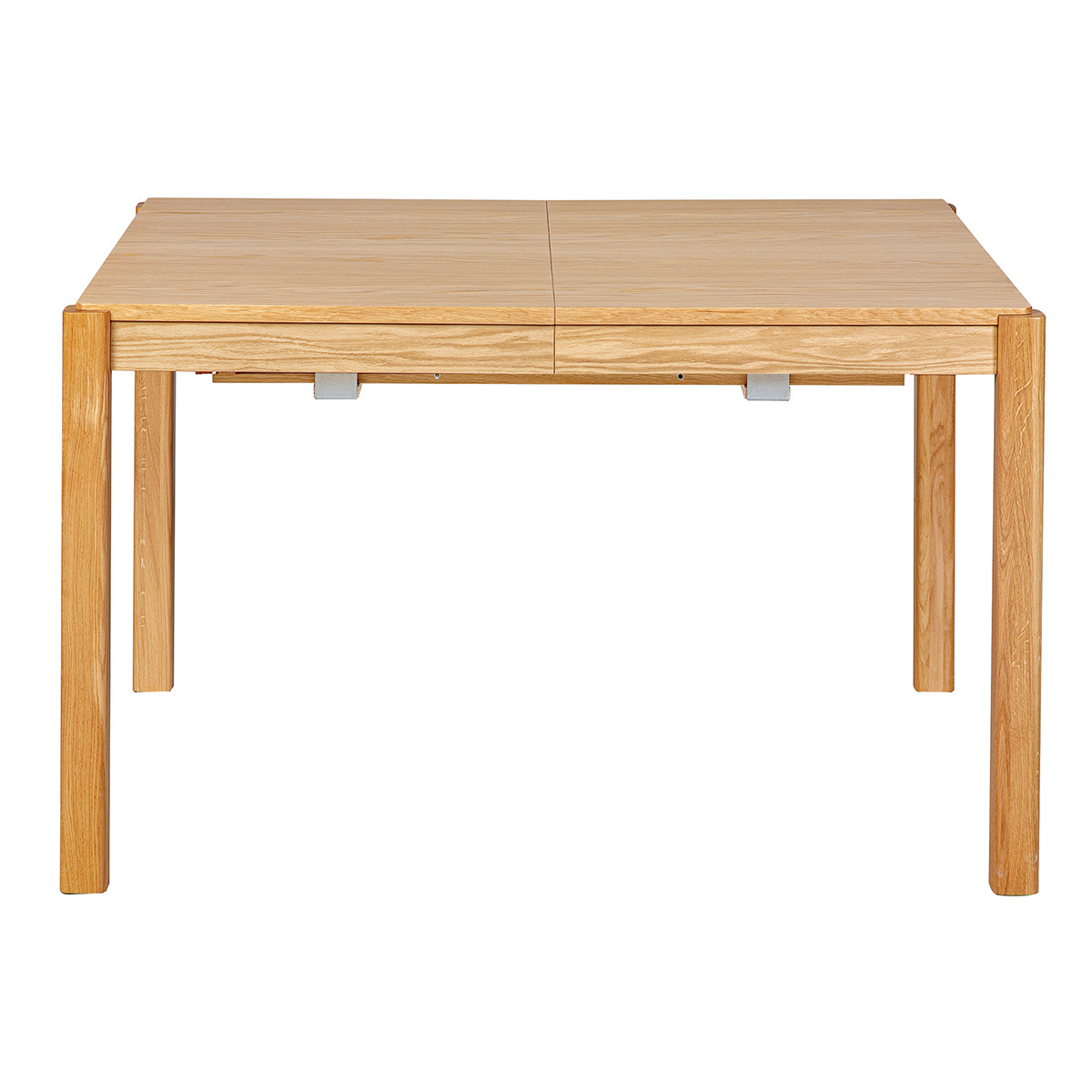 Table à manger scandinave extensible rectangulaire L125-238 cm AGALI chêne clair, MILIBOO
