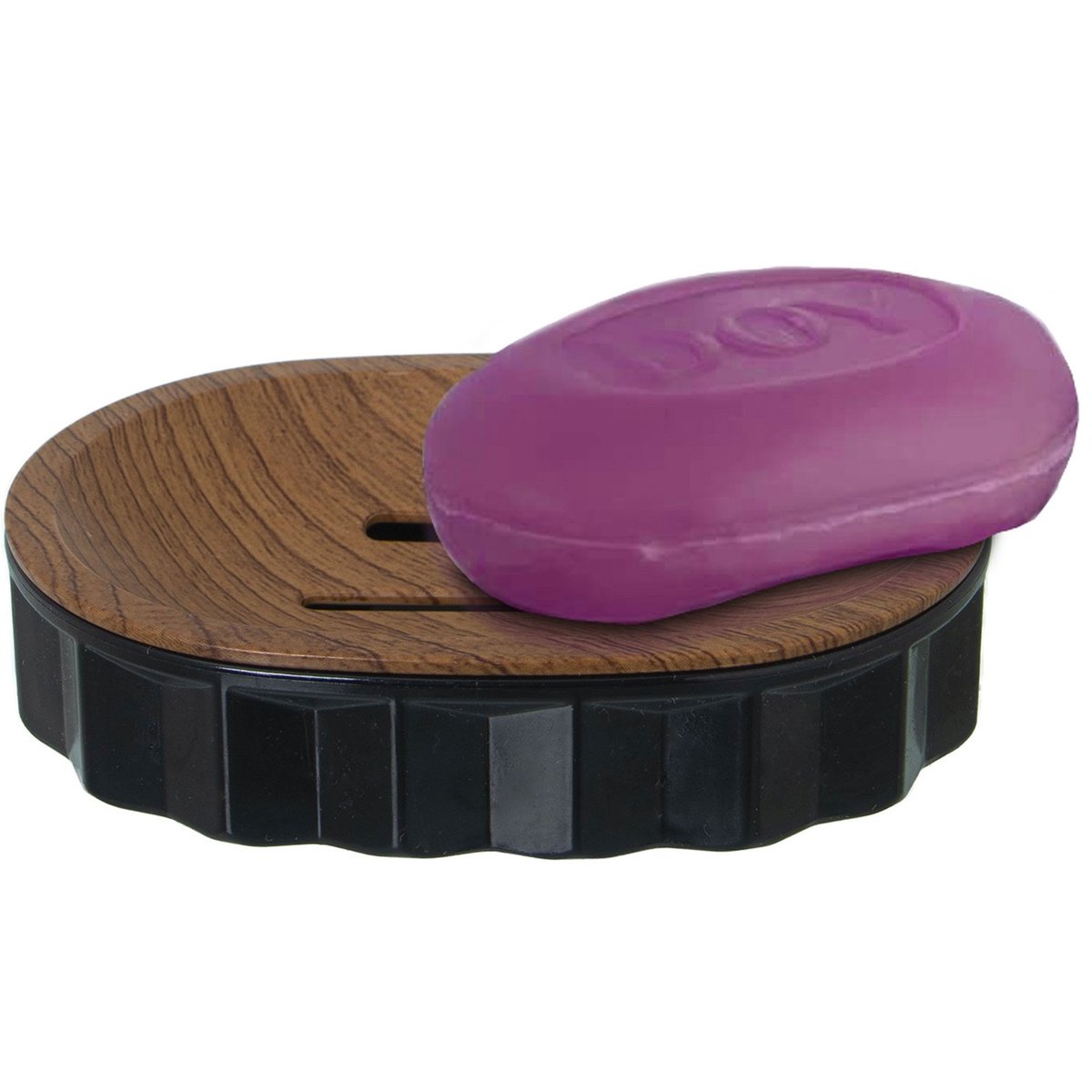Porte savon acrylique noir origami noir, WADIGA