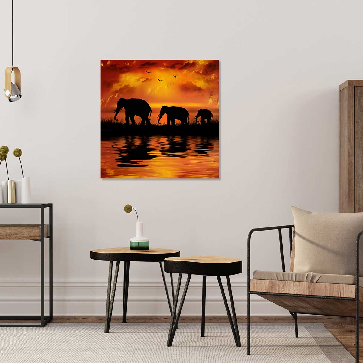 Tableau décoration africaine tableau alu dibond, HEXOA