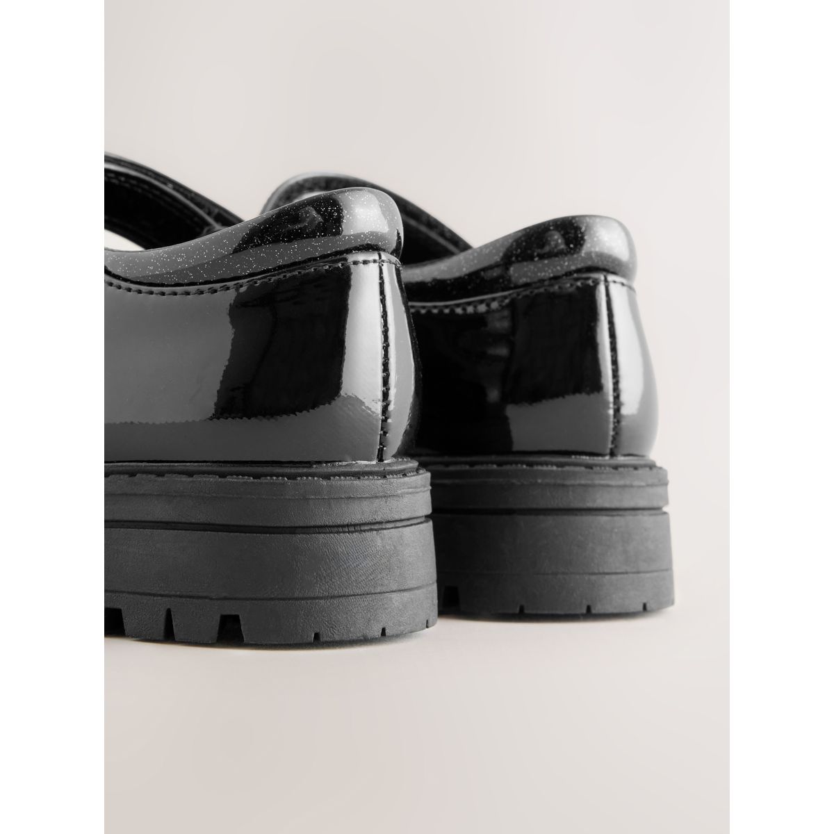 Chaussures d'école lumineuses noir, NEXT