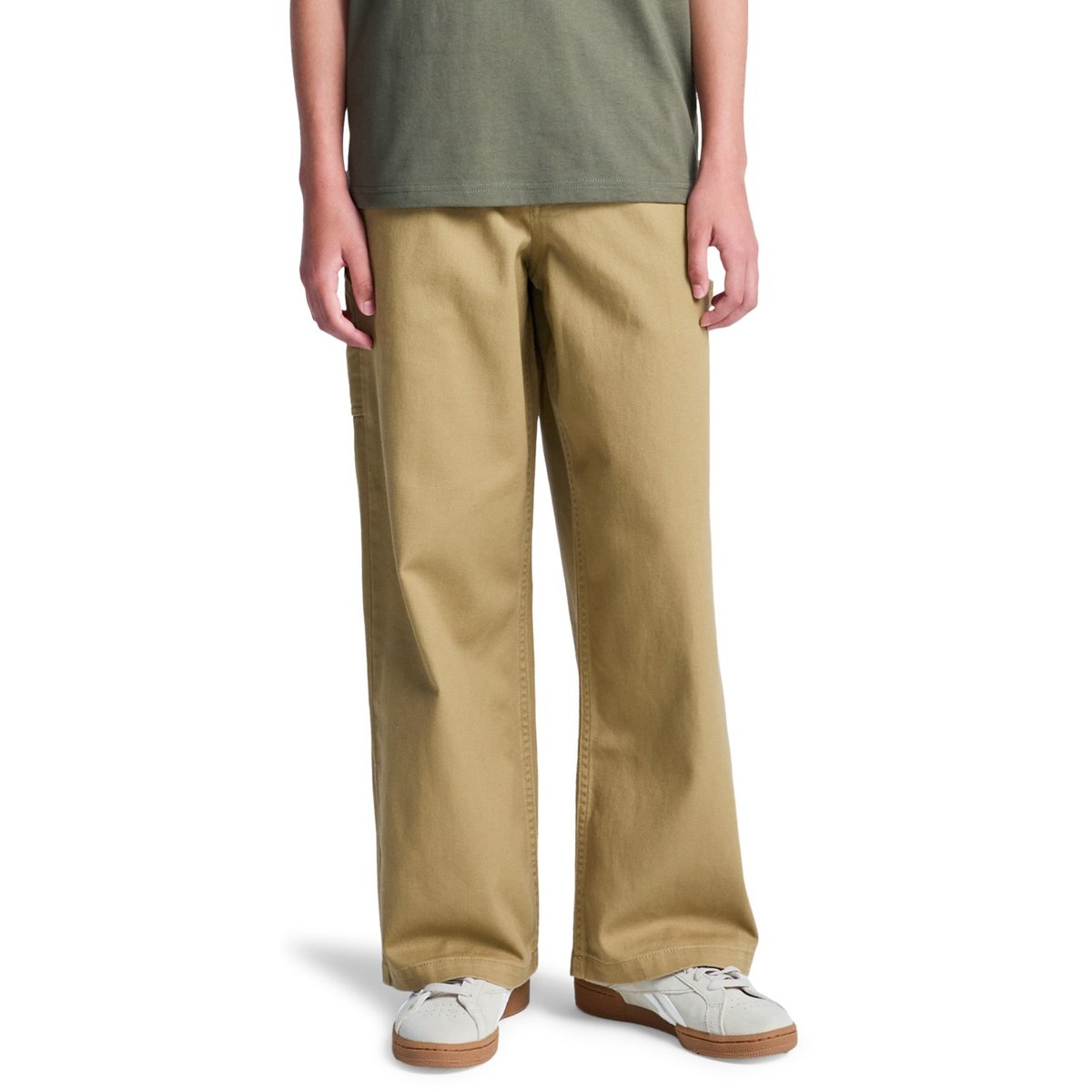 Pantalon baggy BIG CARPENTER TWILL Y marron kelp, ELEMENT