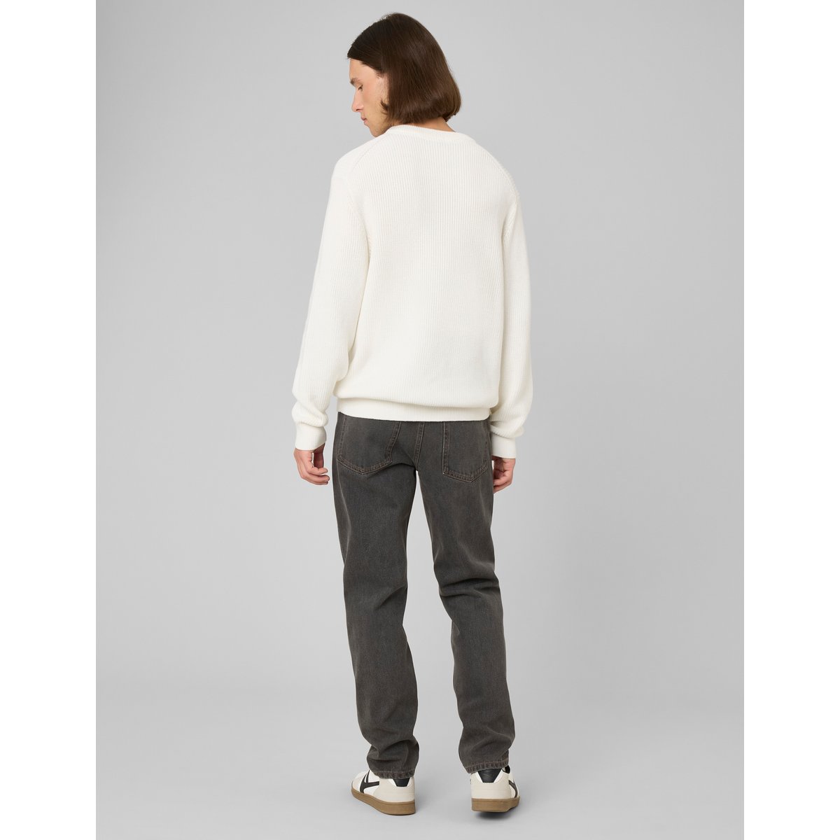 Jean relaxed black used gris foncé, BZB
