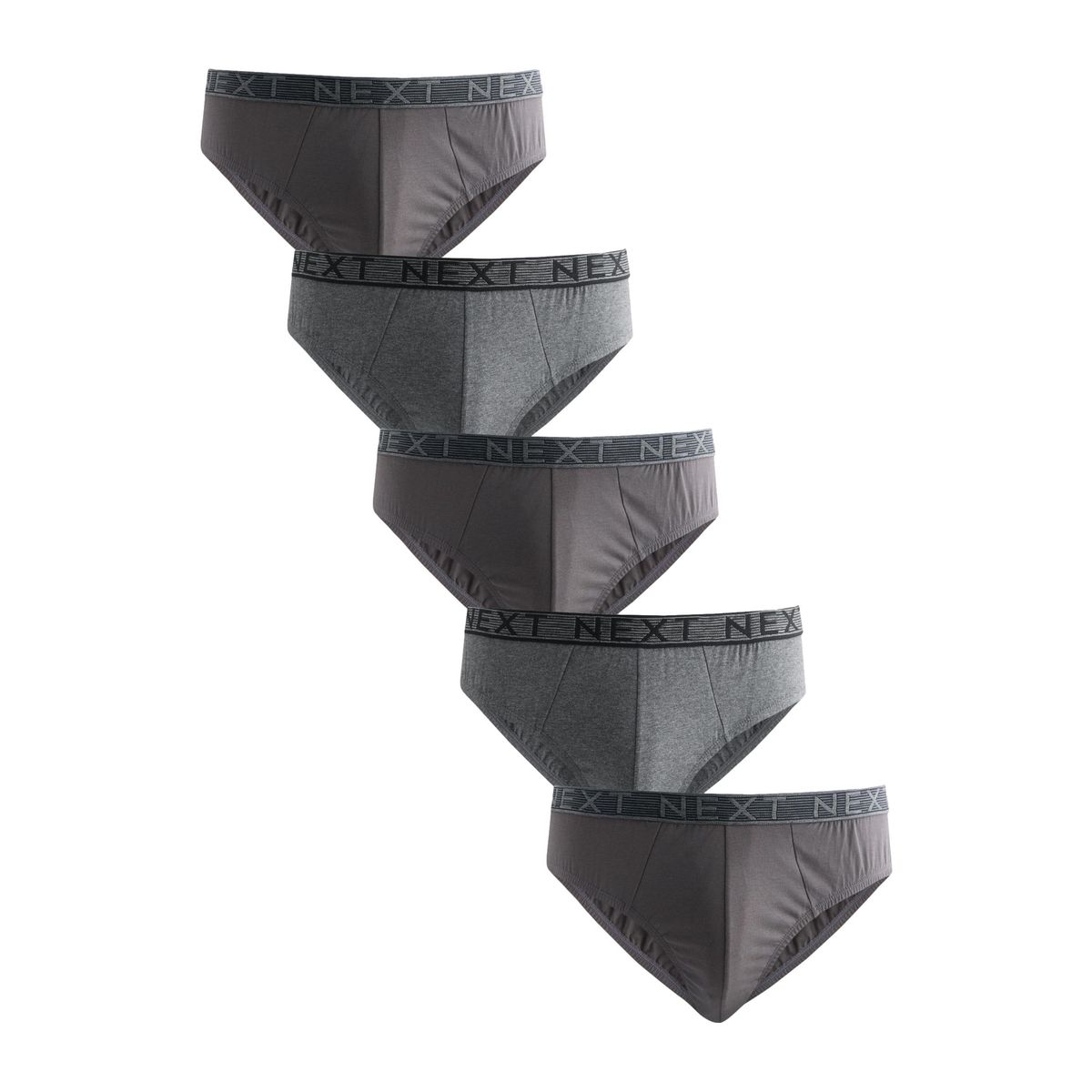 Slip en coton majoritaire gris chiné, NEXT