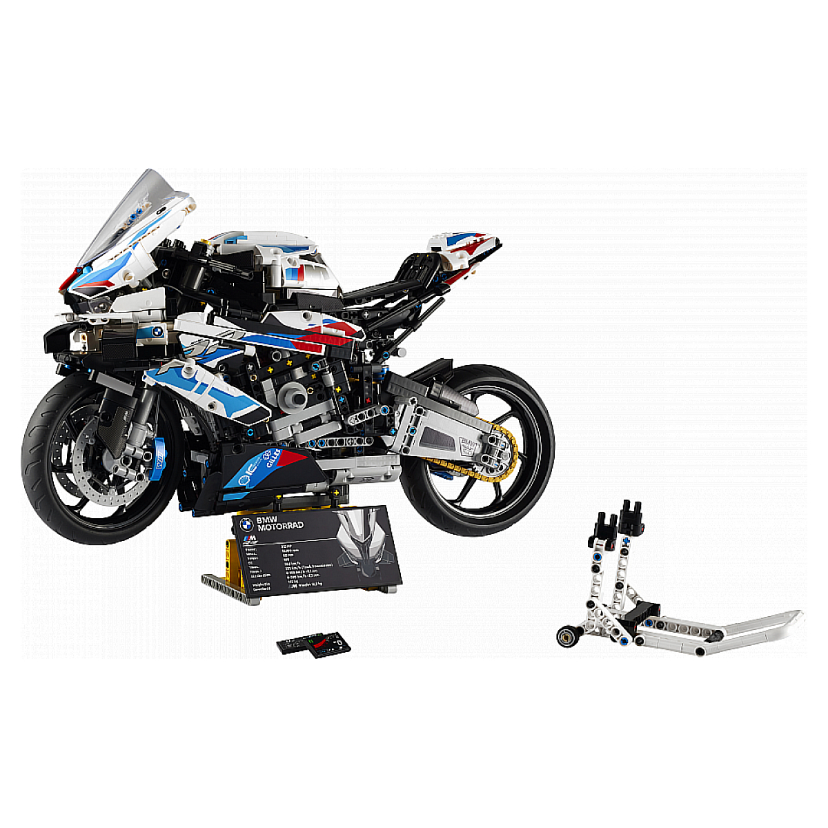 LEGO Technic - Réplique de la BMW M 1000 RR - Modèle 42130 rouge, blanc et bleu, LEGO