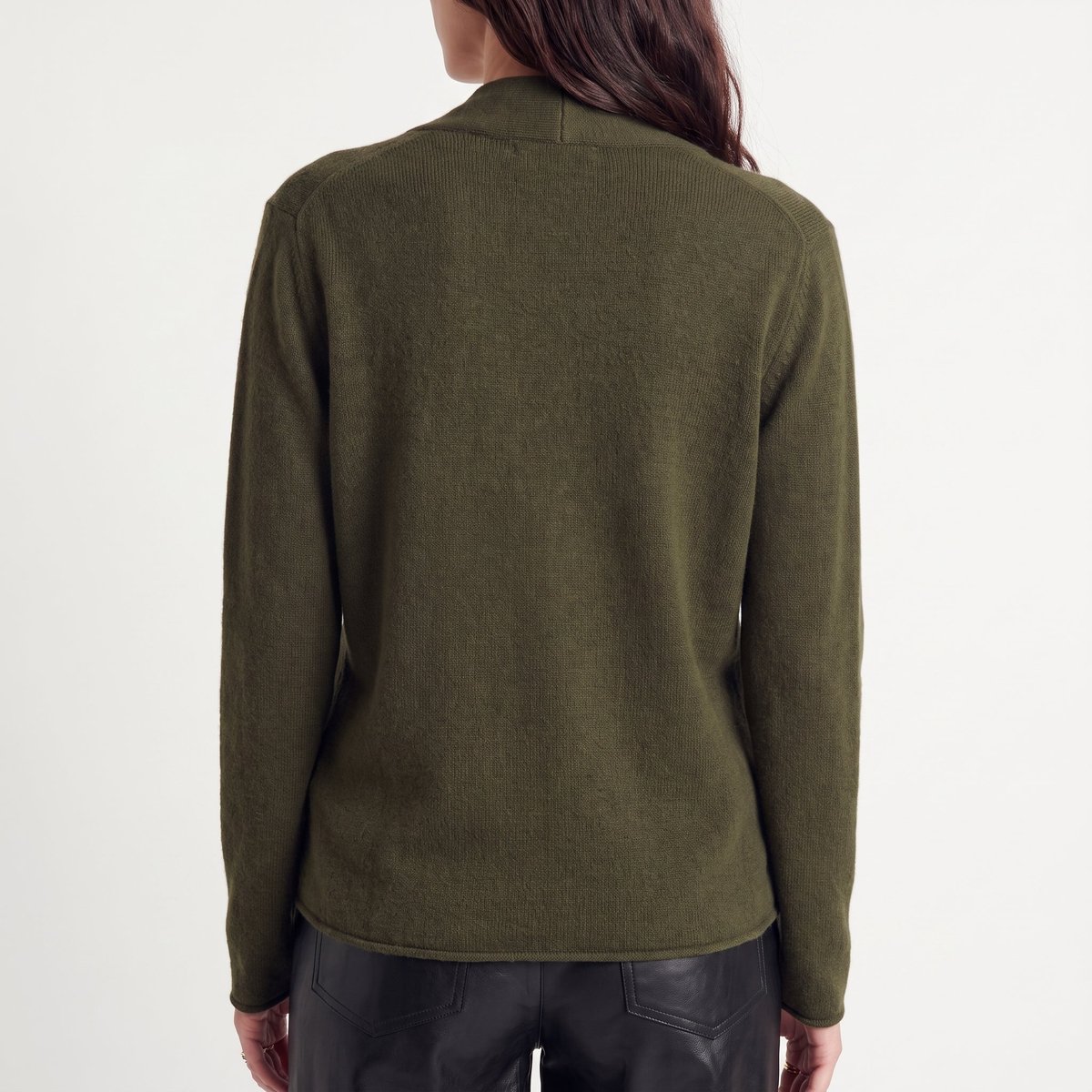 Pull cache-cœur col en V manches longues CIANA khaki, ARTLOVE