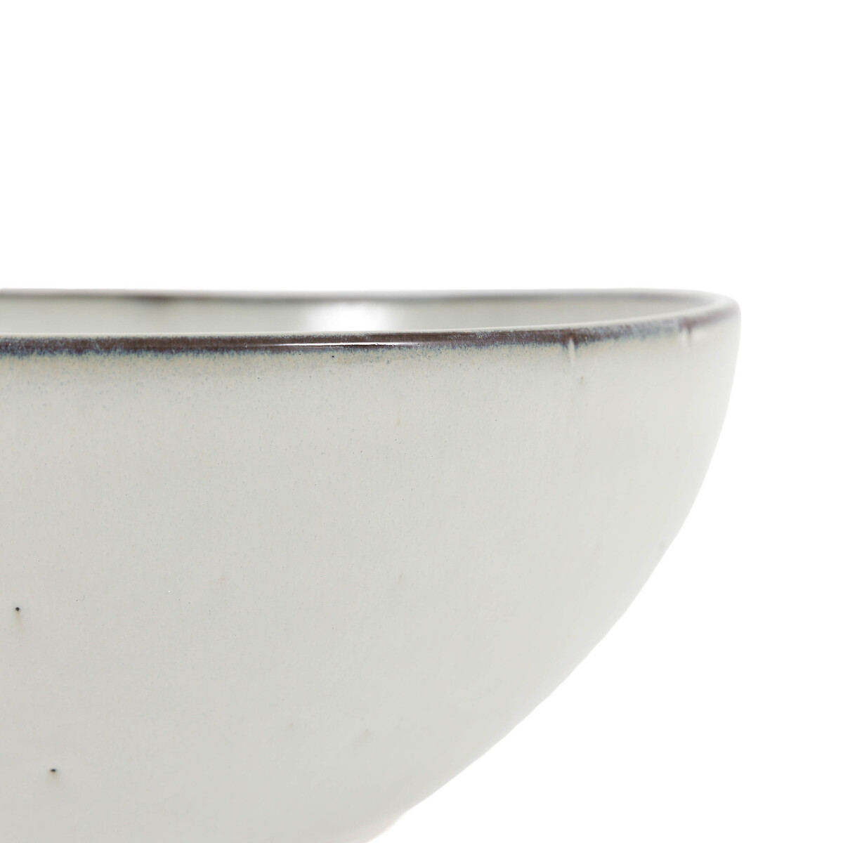 Reactive Glaze Salad Serving Bowl in Pale Grey grey, ÉDITÉ