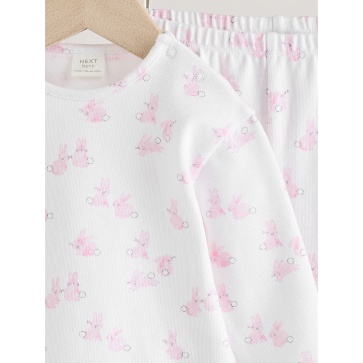 T-shirt bébé à manches longues et leggings rose, NEXT