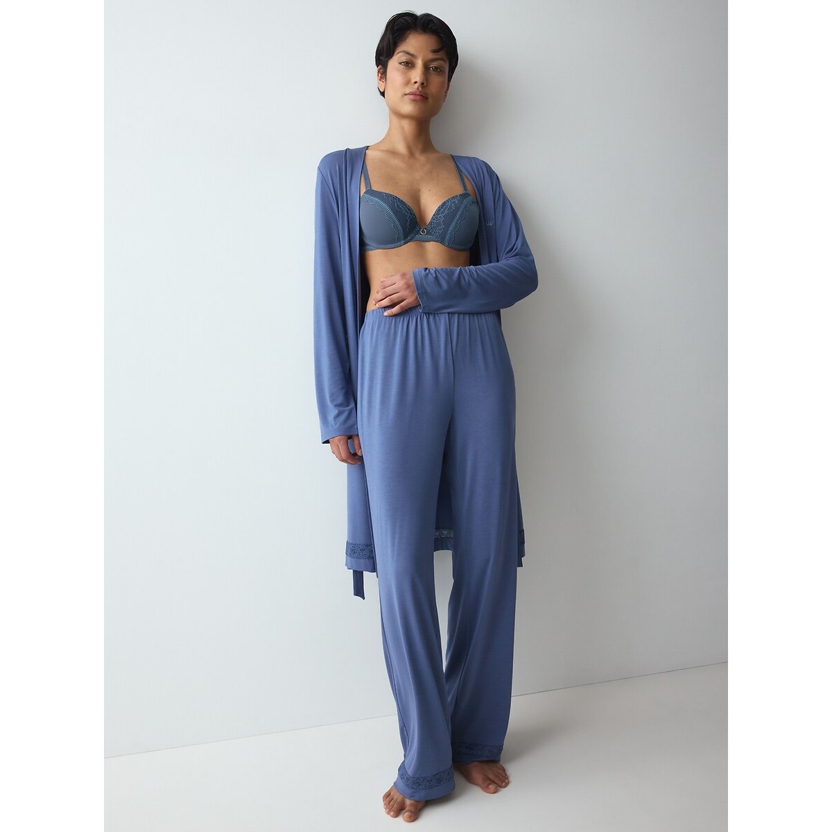 Pantalón de pijama, COMFORT ALLURE azul índigo, TRIUMPH