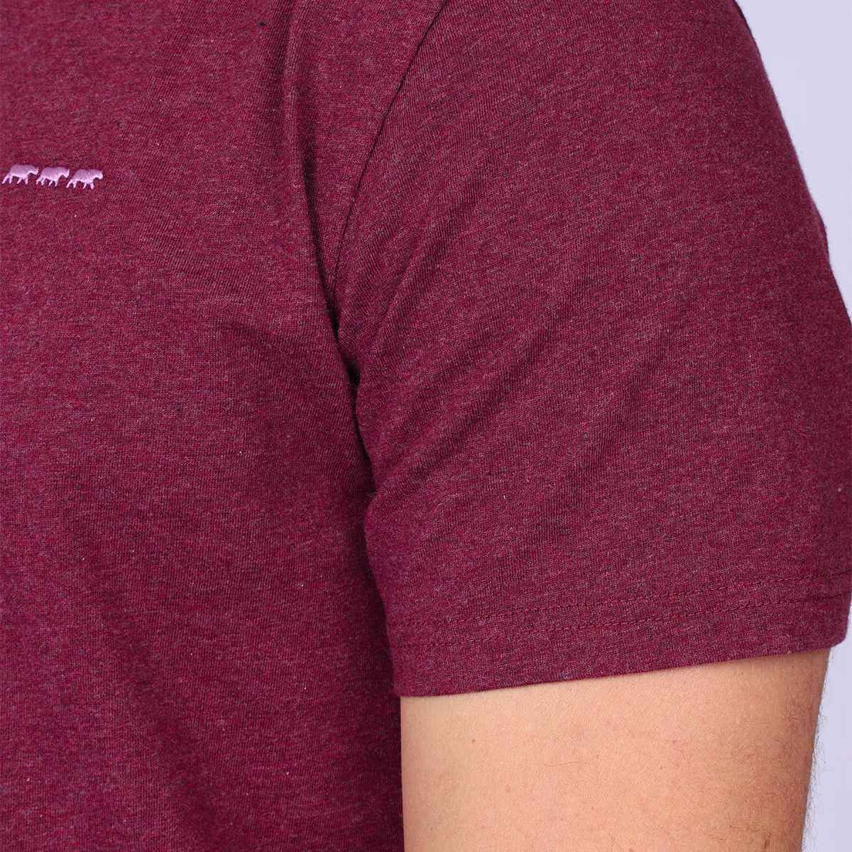 T-shirt Cédric bordeaux, MISE AU GREEN