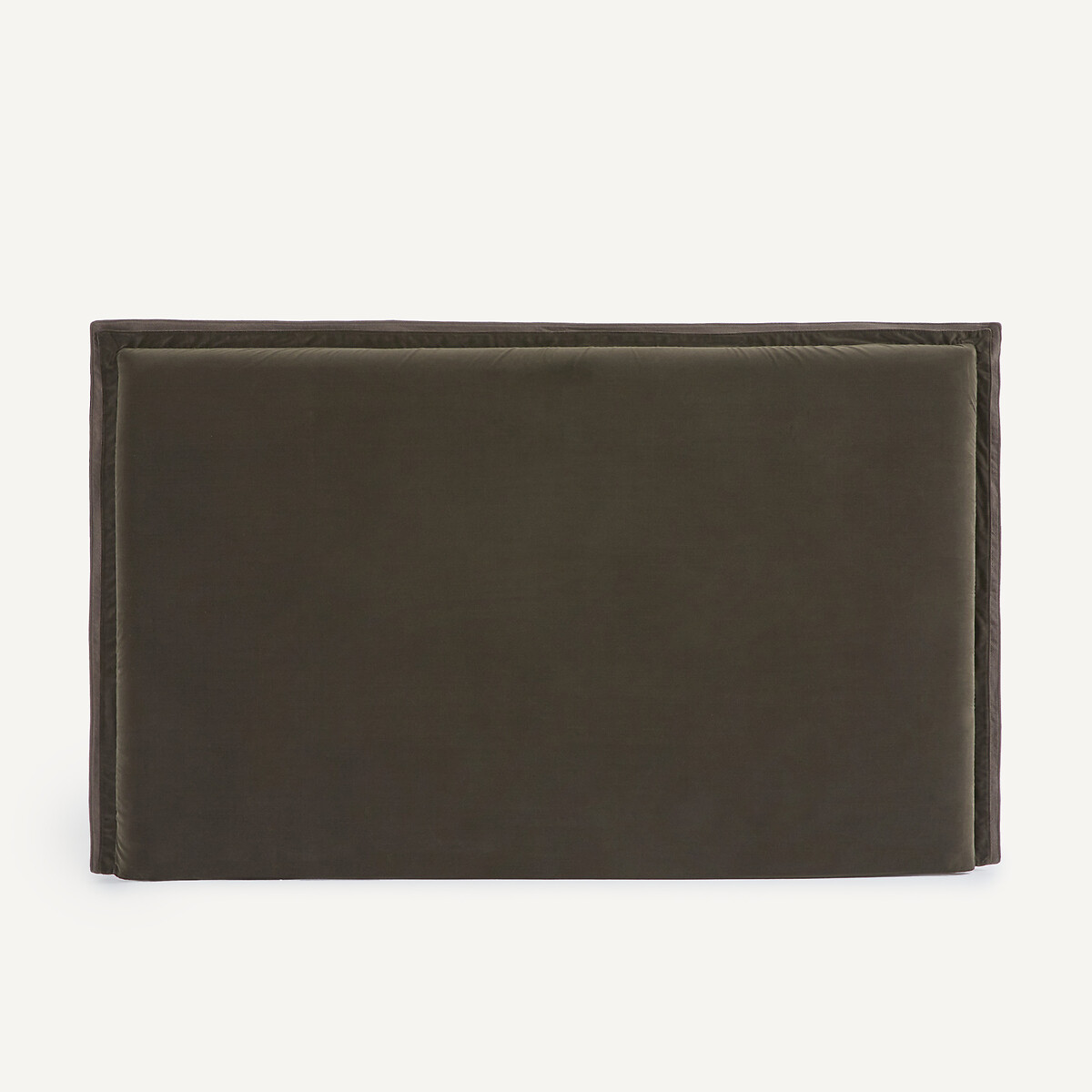 Housse pour tête de lit, en velours, CONNOR vert kaki foncé, AM.PM
