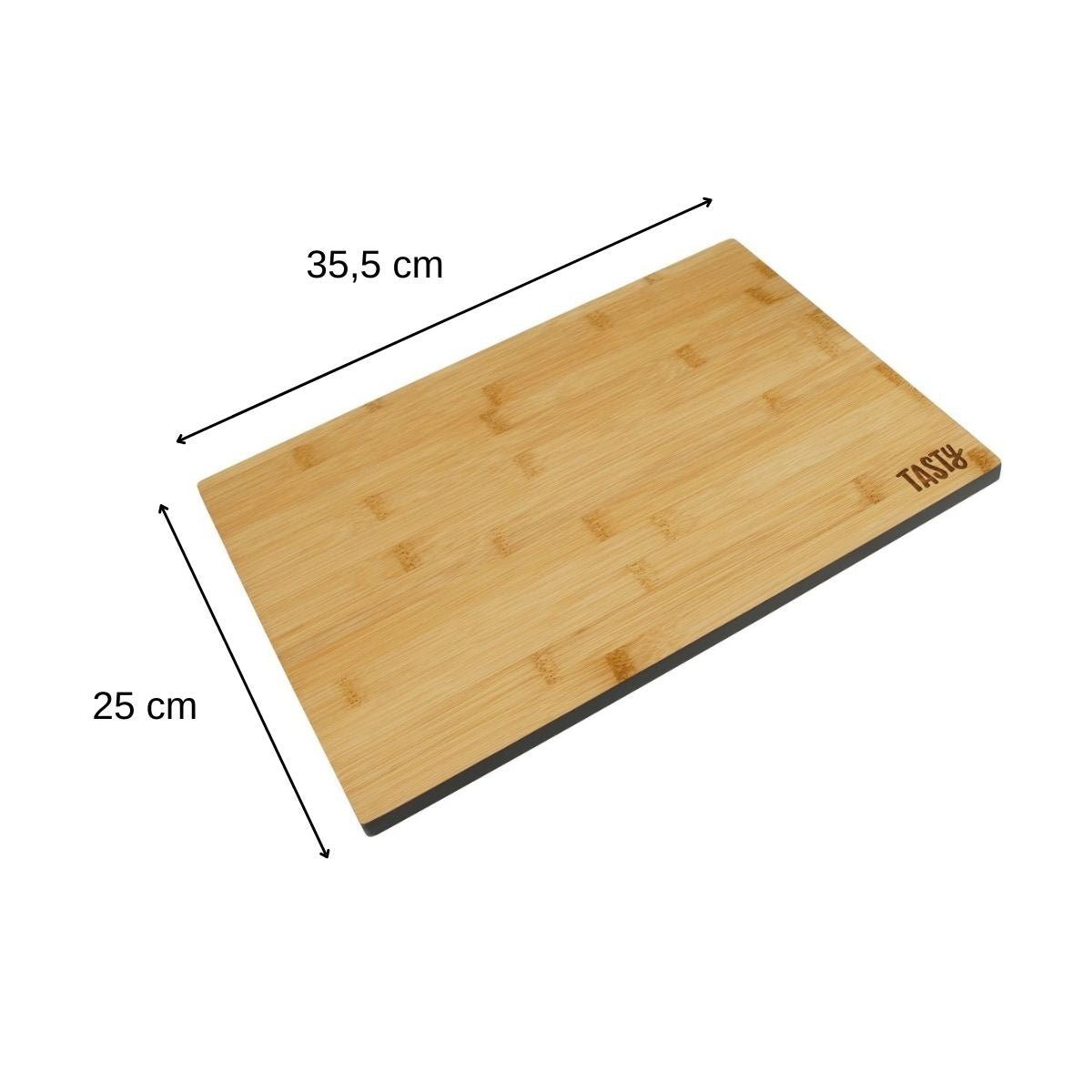 Grande planche à découper CORE bois brun, TASTY