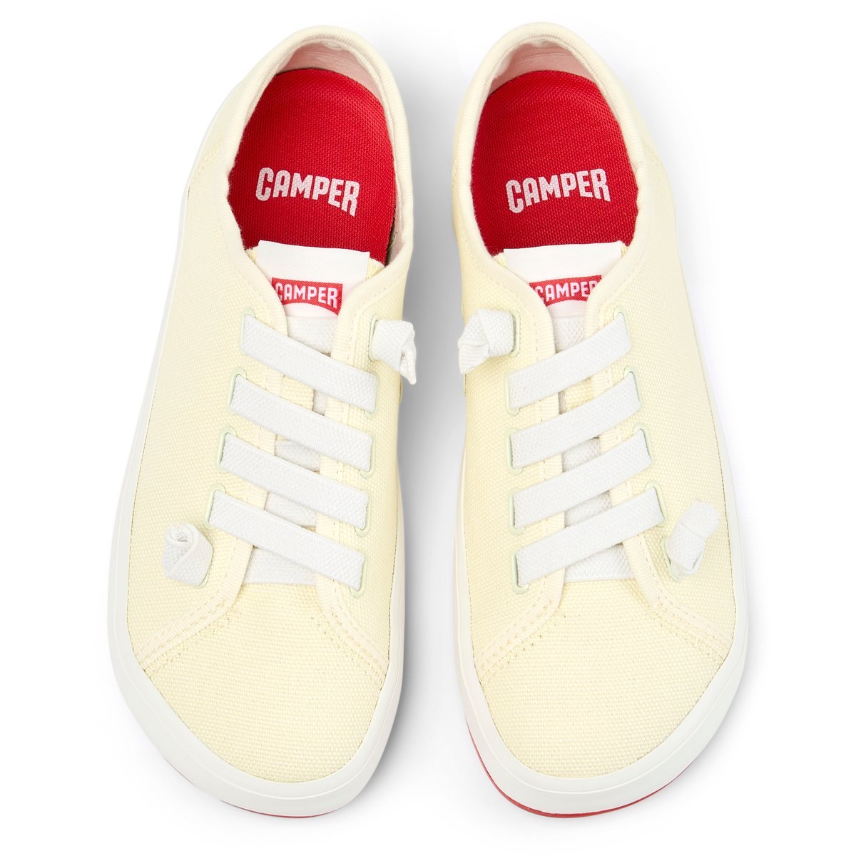 Baskets Cuir PEU RAMBLA II jaune pastel, CAMPER