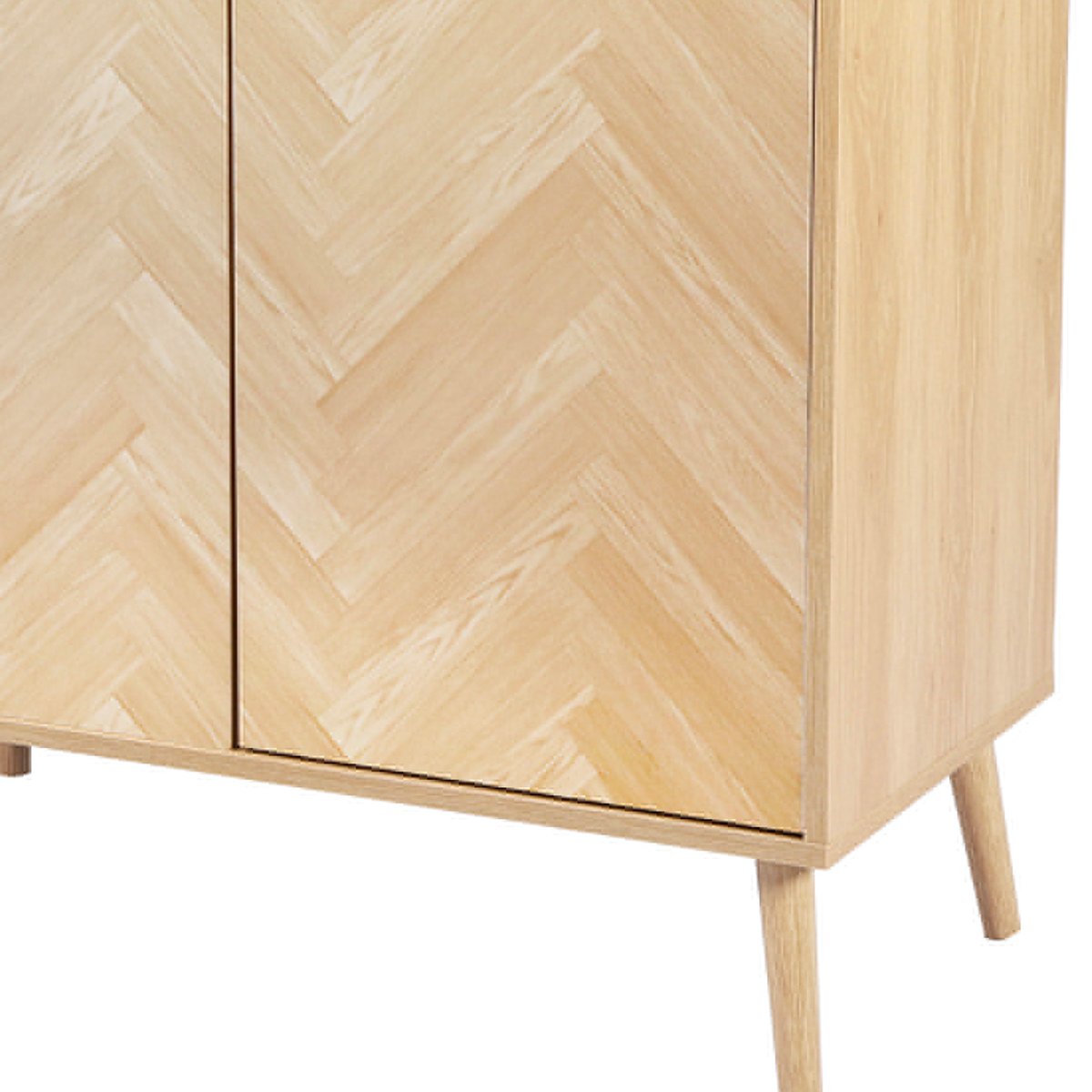Buffet 2 portes bois 80x40x81cm bois, WADIGA