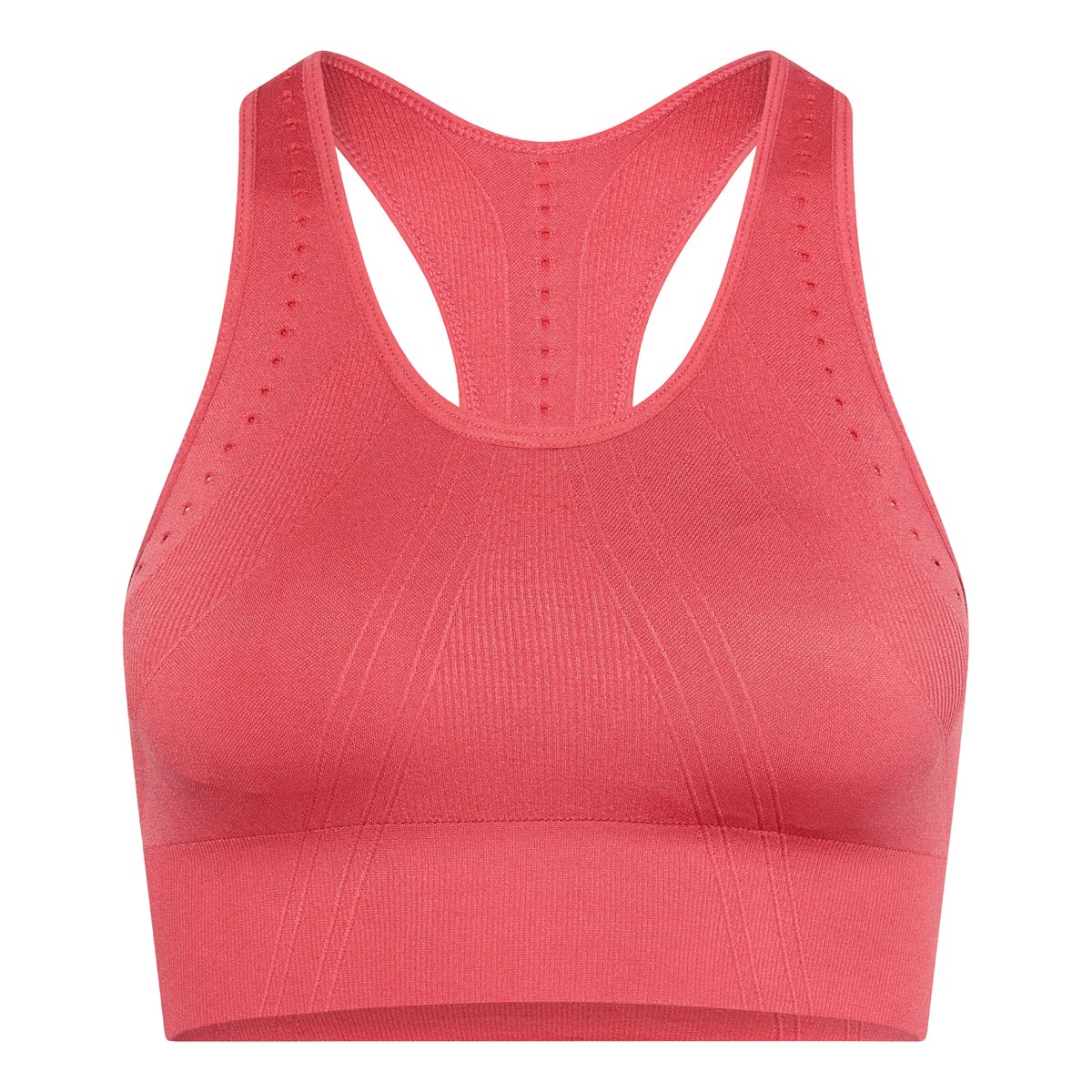 Brassière de sport femme Zina maintien moyen coussinets amovibles terre cuite goji, BORN