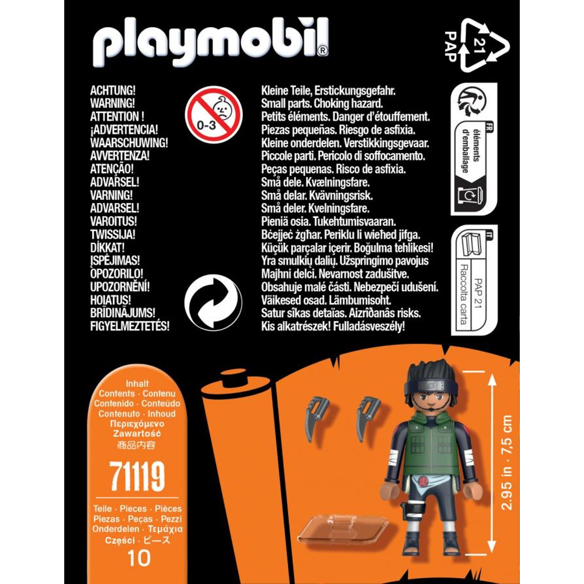 71119 Asuma - Naruto Shippuden couleur unique, PLAYMOBIL