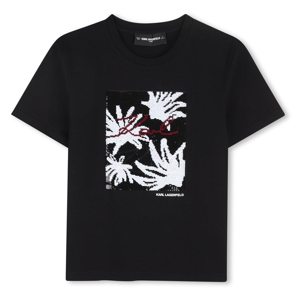 Tee-shirt manches courtes black, KARL LAGERFELD KIDS