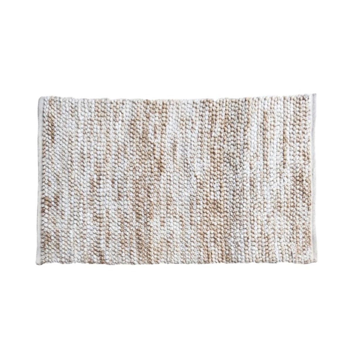 Tapis tufté main 140x80cm beige, ORNAMI