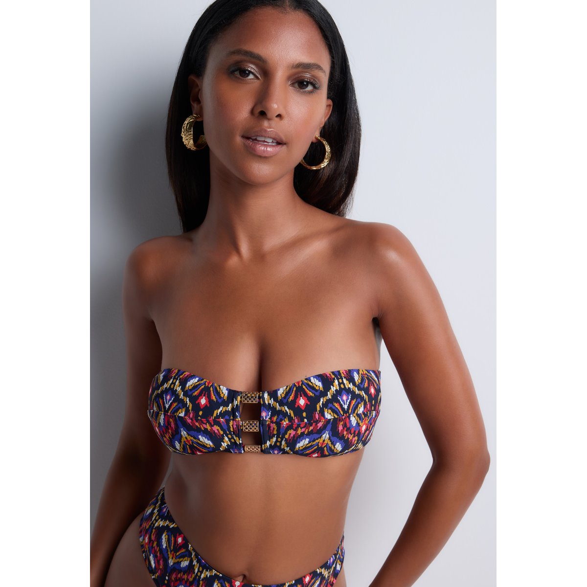 Haut de maillot de bain Bandeau Sunkissed Allure marron, AUBADE