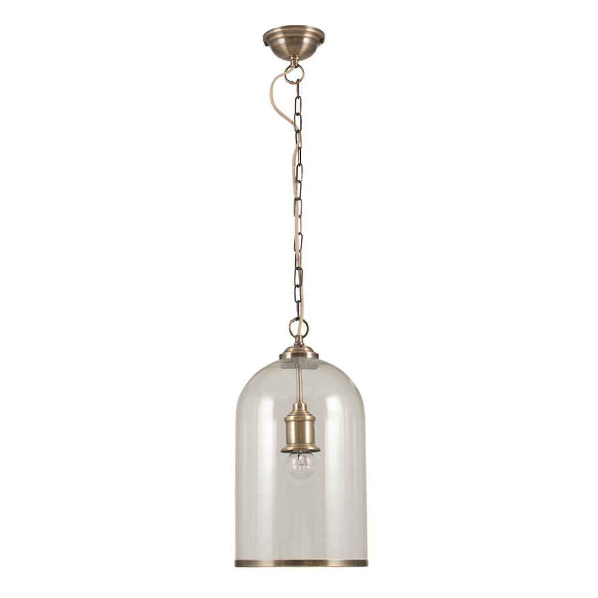 Cassidy Clear Glass Pendant Light in Gold gold, SO'HOME