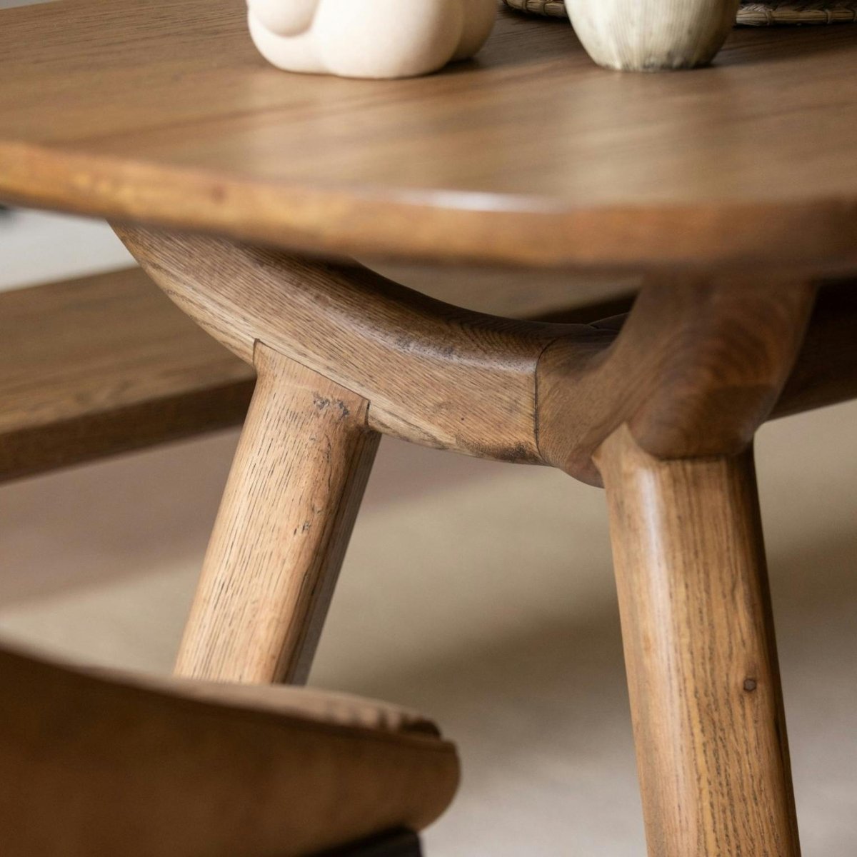 Table à manger moderne en chêne 200 cm KYOTO bois naturel, PIER IMPORT