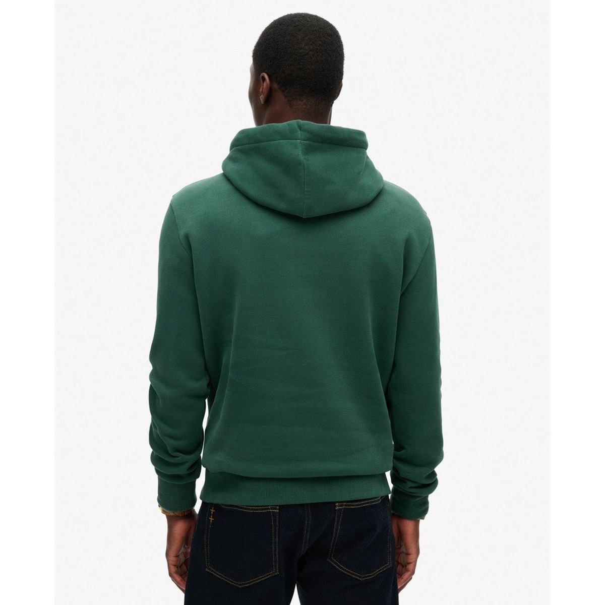 Sweat à capuche Classic Spirit vert émail, SUPERDRY
