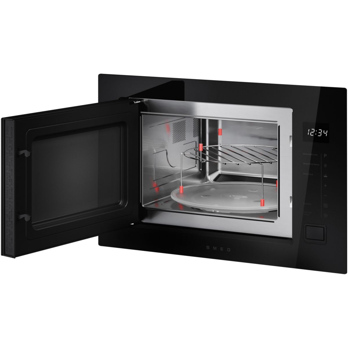Micro ondes grill encastrable FMI225BI couleur unique, SMEG
