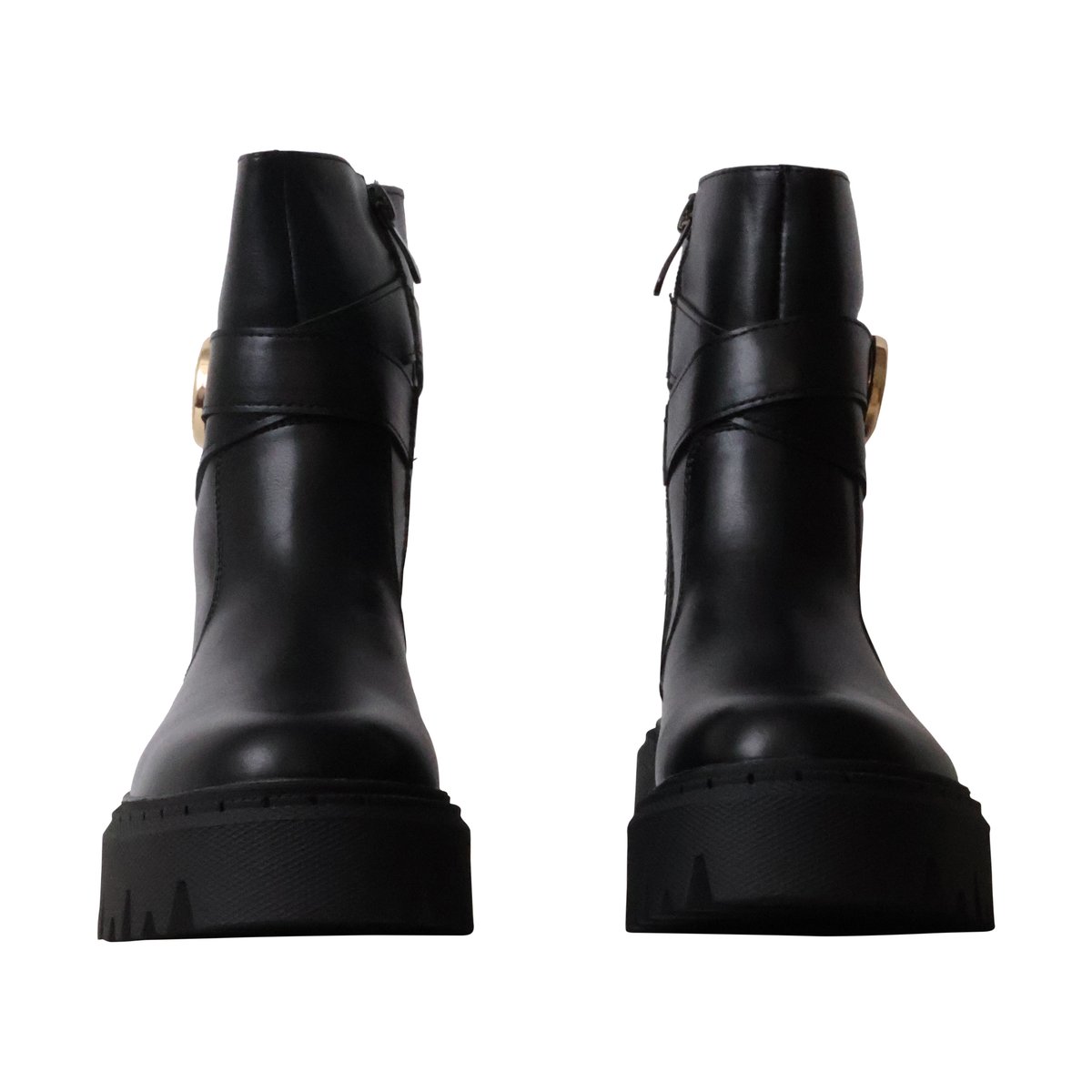 Bottines à Talon Zip noir, ENZA NUCCI
