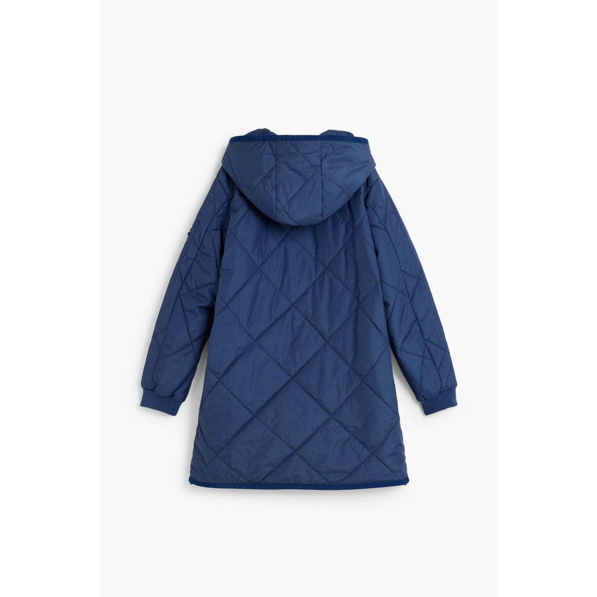 Manteau matelassé à capuche bleu, DESIGUAL