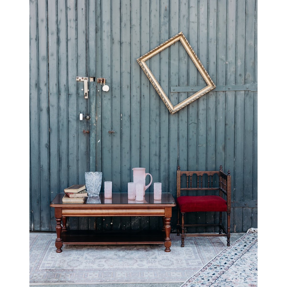 Fauteuil d'angle rouge Ernest N°525 - Bon état rouge, DEBONGOUT