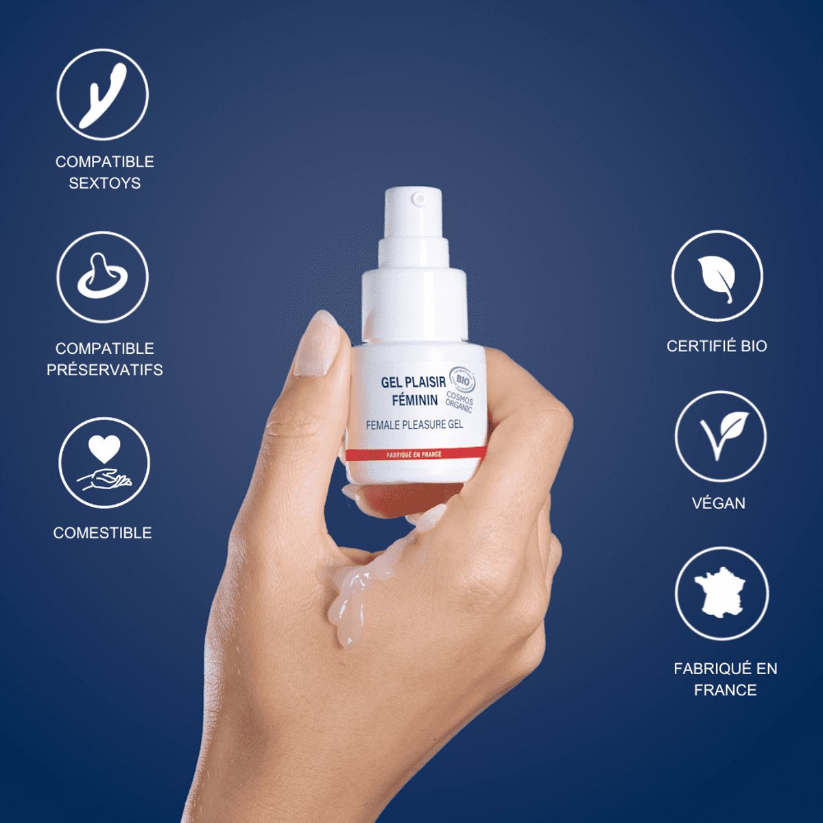 Gel Orgasmique Féminin - Effet 7ème Ciel coloris unique, GOLIATE