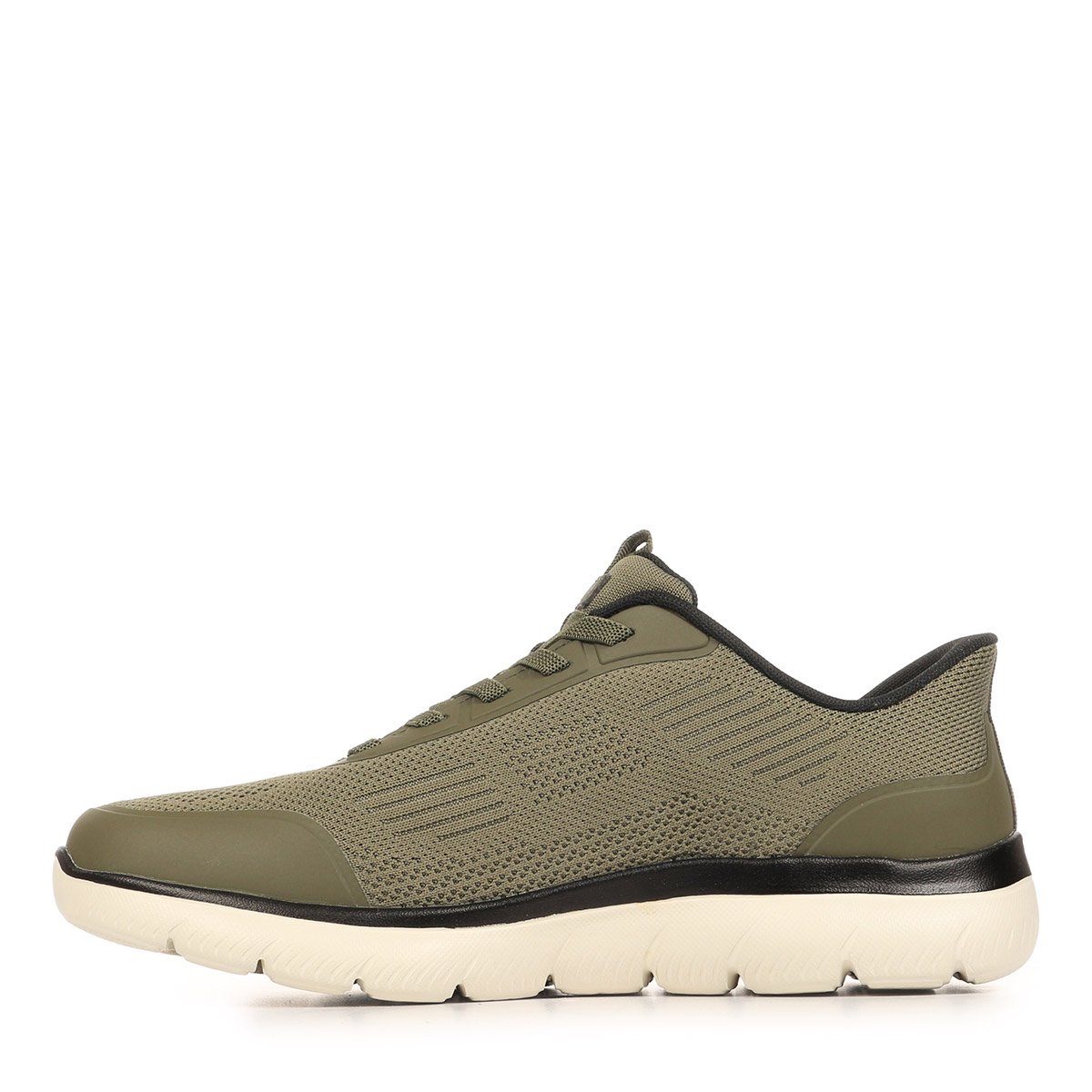 Baskets SUMMITS LEYTER olive black, SKECHERS