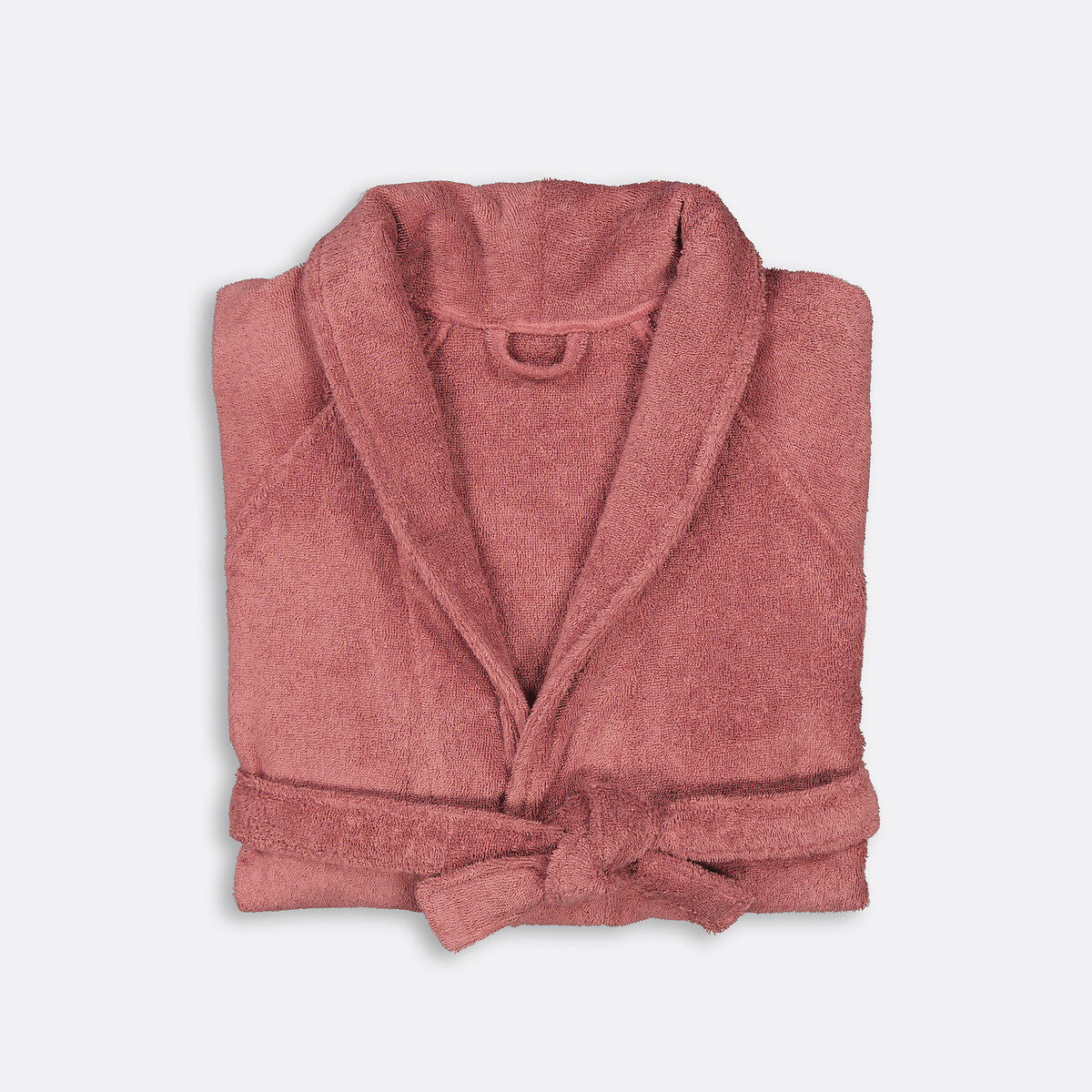 Albornoz de rizo con cuello chal 450g/m², Haxel rosa té, LA REDOUTE INTERIEURS