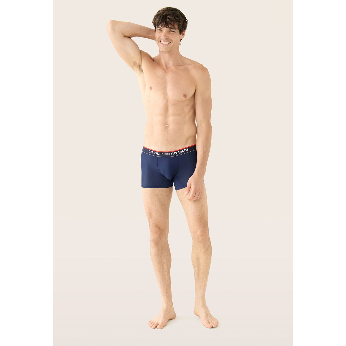 Boxer de sport Courageux marine marine, LE SLIP FRANCAIS