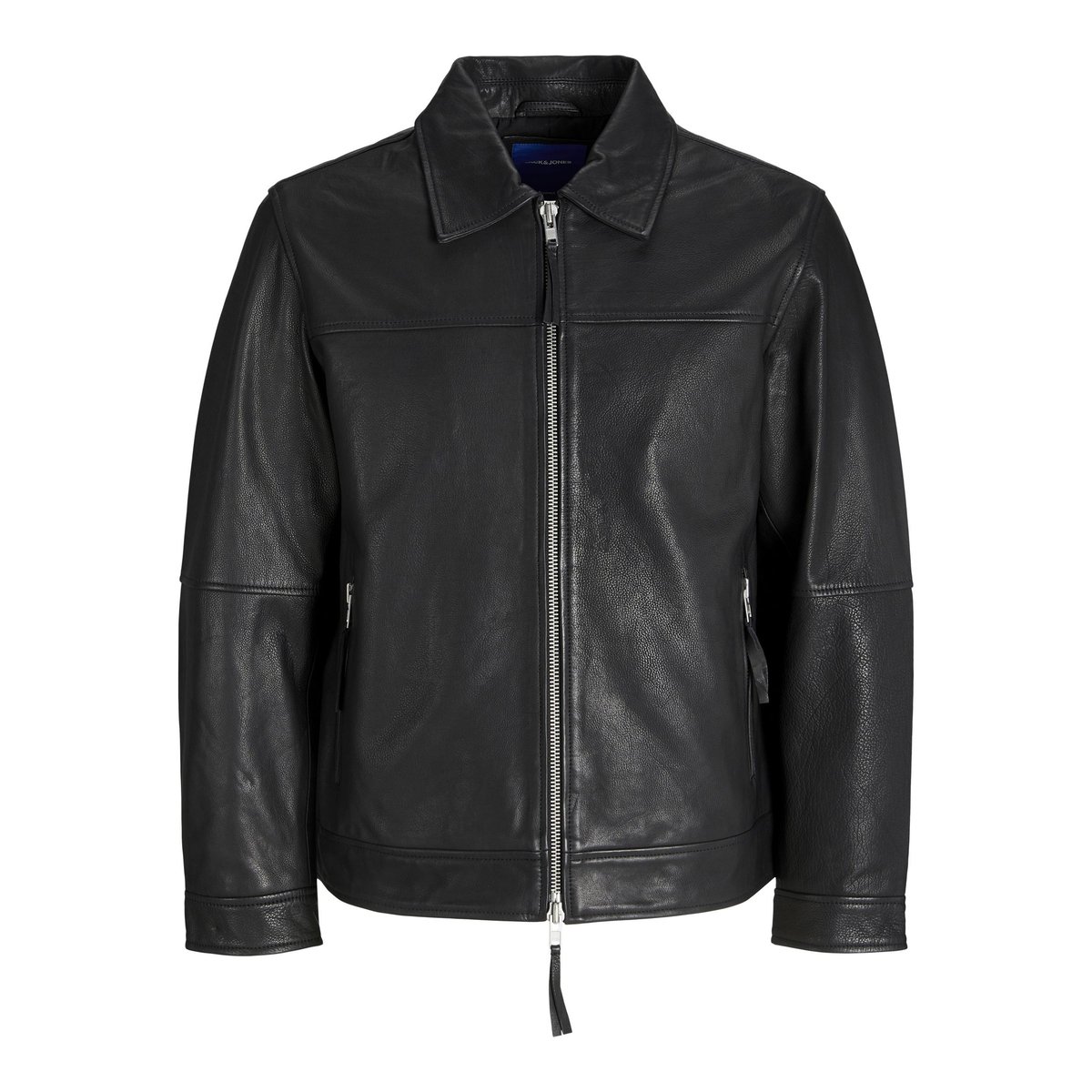 Veste En Cuir black, JACK & JONES