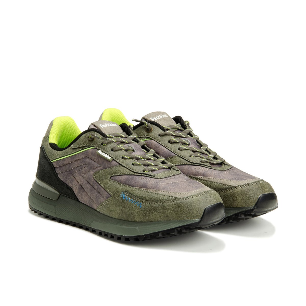Baskets nylon 2SKAR2 vert, REDSKINS