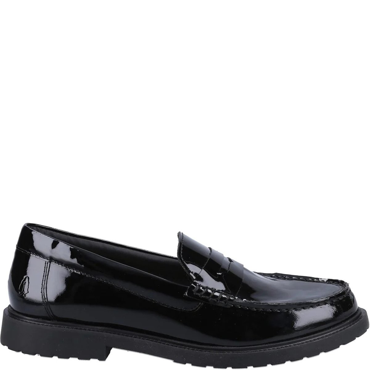 Mocassins VERITY noir verni, HUSH PUPPIES